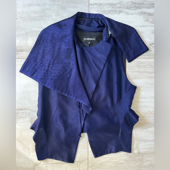 ANN DEMEULMEESTER PLUM VEST - Picture 2 of 8